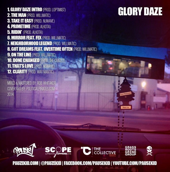 Pauze - Glory Daze - Back